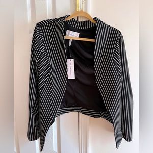 Black & White Stripe BCBG Blazer